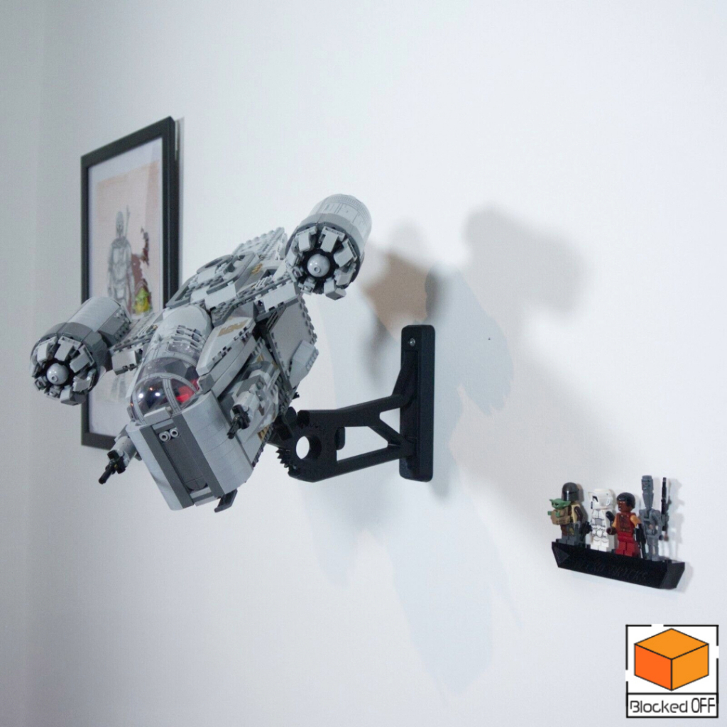 ติดผนังสําหรับ Lego Star Wars The Razor Crest Mandalorian Ship (75292)