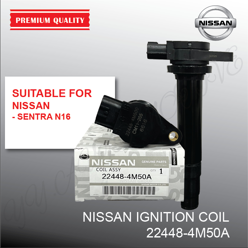 ใหม่ NISSAN PLUG COIL 22448-4M50A สําหรับ SENTRA N16 1.5 1.6 1.8 IGNITION COIL