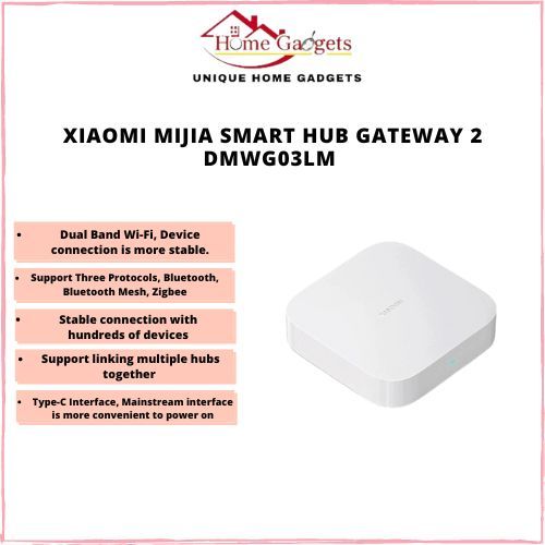 Xiaomi Mijia สมาร์ทหลายโหมดเกตเวย์ V3 Zigbee 3.0 WIFI บลูทูธตาข่ายควบคุมแอป BHR4105CN (สีขาว) ZNDMWG