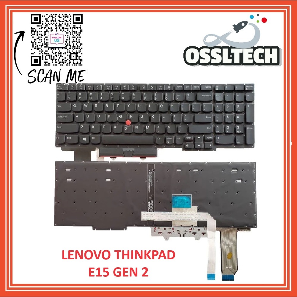E15 2019 Gen 2 20RD 20RE 20T8 20T9 R15 US เค้าโครงแป้นพิมพ์แล็ปท็อปเปลี่ยน