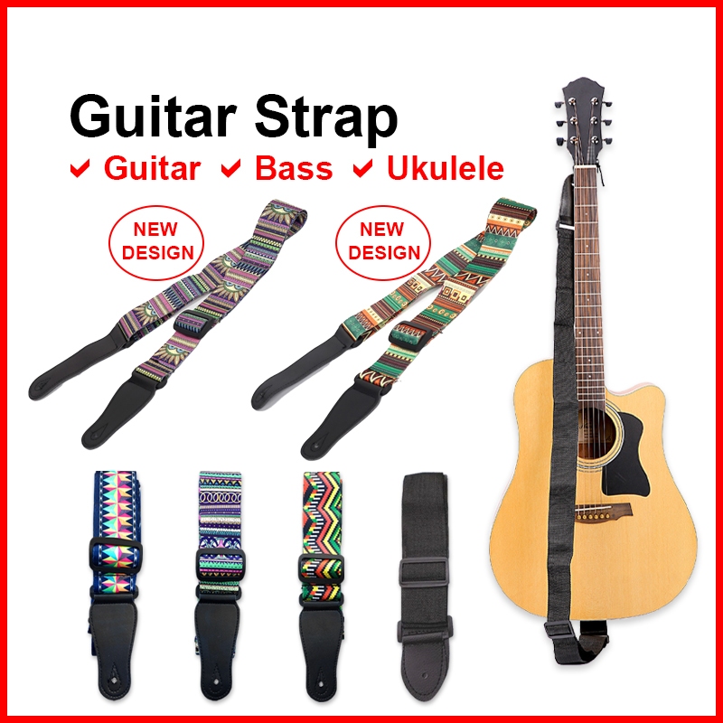 สายกีตาร์แบบปรับได้สําหรับอะคูสติกเบสไฟฟ้า Ukulele Gitar Akustik Elektrik Ukulele Set