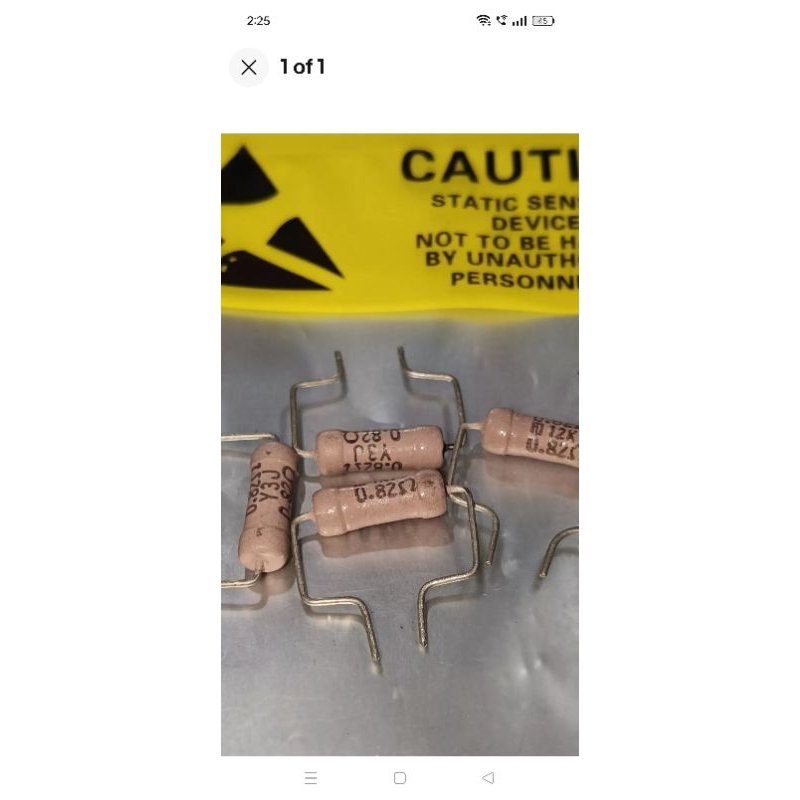 0.82ohm3w ตัวต้านทาน .82ohm3w