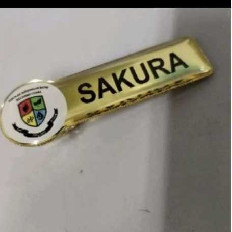 TIE CLIP SEKOLAH MENEGAH SAINS KUCHING UTARA TIE คลิปซากุระ