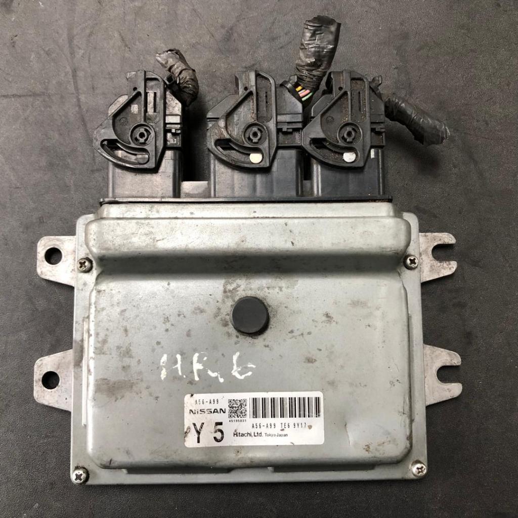 หน่วยควบคุมเครื่องยนต์ NISSAN NOTE ECU HR15 Y5 A56-A99 มือสอง