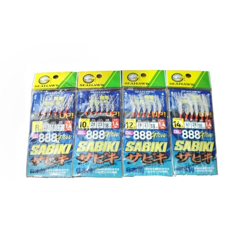 SEAHAWK SABIKI 888 GL(GLOW) APOLLO HOOK
