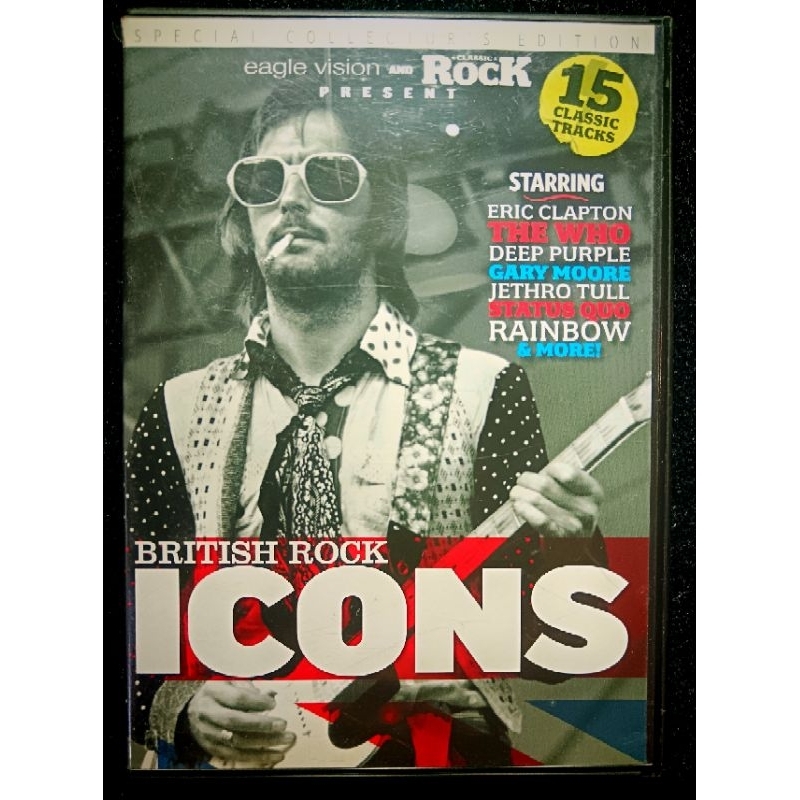 Rock Icons DVD Make in The EU Classic Rock The Who Deep Purple Eric Clapton