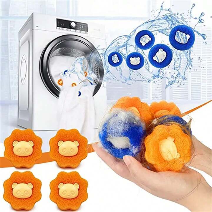 [ DOBI LAUNDRY ] BALL CATCHING DIRT ผมฝุ่น l Lint Pet Fur Hair Catcher DELOURVA