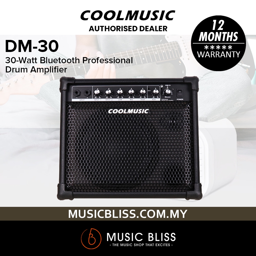 Cool Music DM-30 30 วัตต์ Bluetooth Professional Drum Amplifier (DM30)