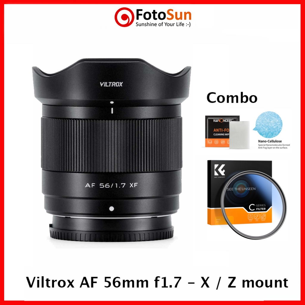 Viltrox AF 56mm f1.7 เลนส์ Bokeh สําหรับ Nikon Z, Fujifilm X mount