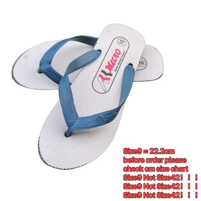 รองเท้าแตะไมโคร /Sandal /Selipar Jepun/Seliper/Slipper Toilet/Slipper Jam/รองเท้าแตะในห้องน้ํา