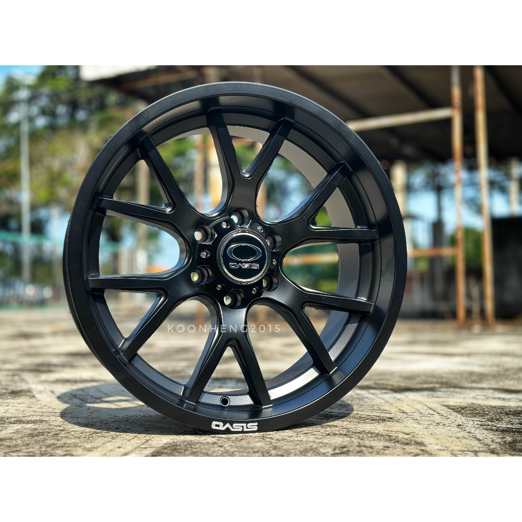 ใหม่ 4x4 OFFROAD Sport Rim OASIS WHEELS 20x9.5J 6x139 ET0 MATT สีดํา -