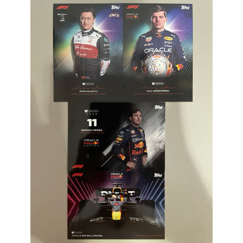 2023 Topps F1 Light Out Base และการ์ด RC
