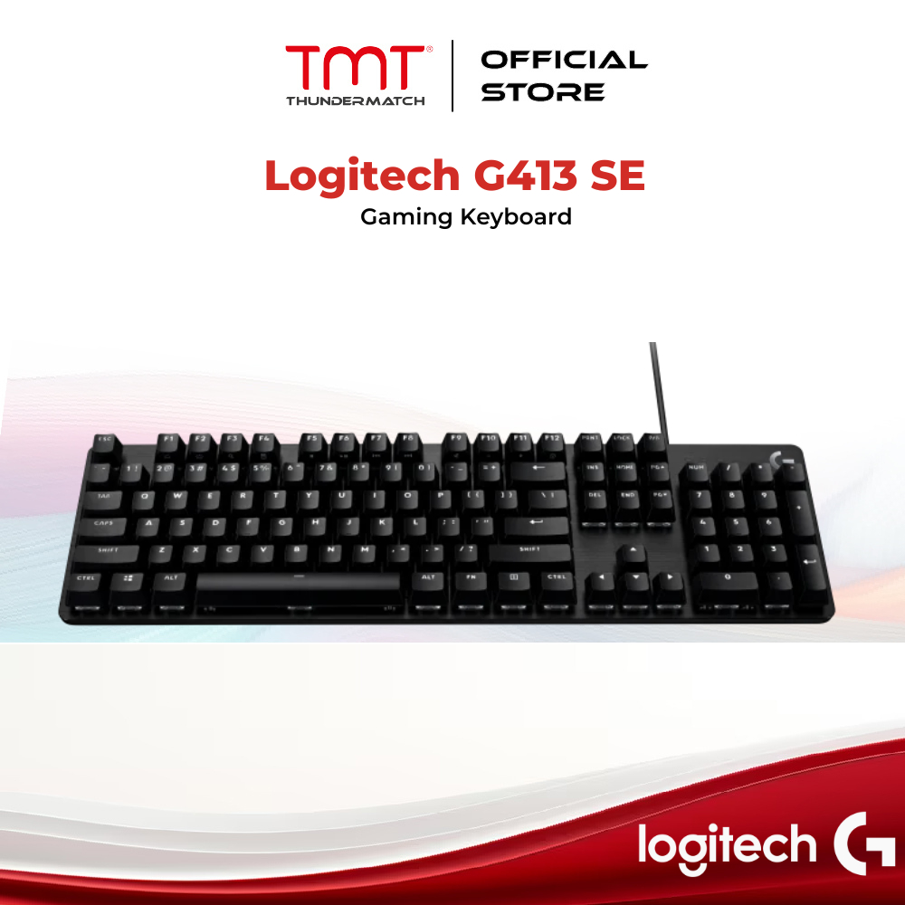 Logitech G413 Backlit / G413 SE / TKL SE คีย์บอร์ดเกมมิ่งแบบกลไก Romer-G พร้อม USB ผ่านผ่านผ่าน