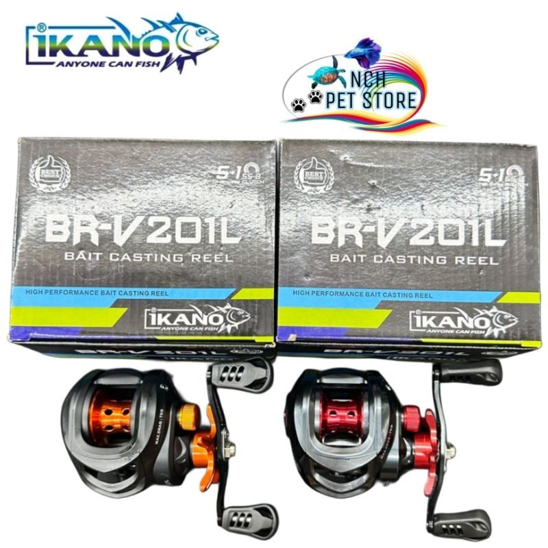 FISHER IKANO BR-V201L BAIT CASTING REEL BC FISHING REEL