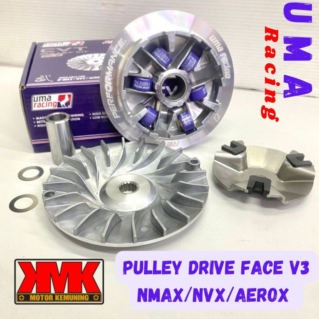 UMA RACING PULLEY DRIVE FACE (UMA VERSION V3) NMAX NVX AEROX PULLEY ROLLER 11G