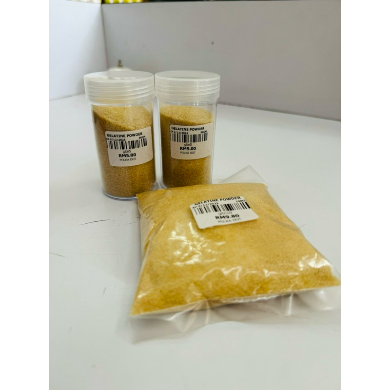 SERBUK GELATIN HALAL / HALAL GELATINE POWDER