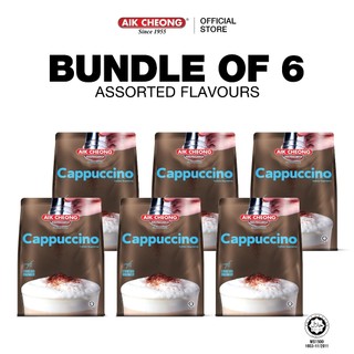 [BUNDLE OF 6] Aik Cheong 3 In 1 Cappuccino with Choco Granule 25g x 12s
