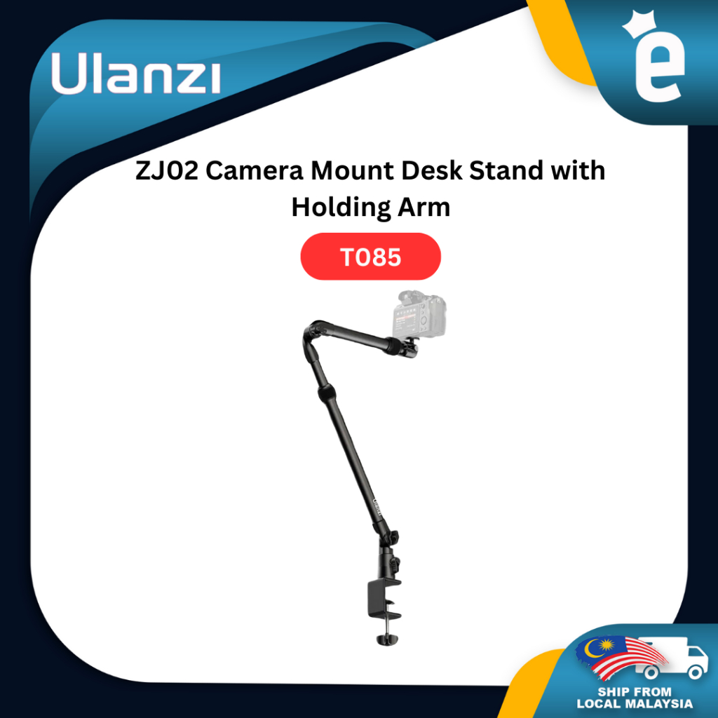 Ulanzi ZJ02 กล้องตั้งโต๊ะพร้อมแขนถือ T085 / ZJ04 กล้อง Magic Arm Mount Wall T084