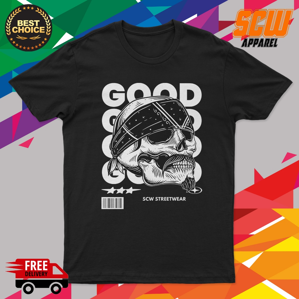 GOOD STREETWEAR DC7 TSHIRT ผ้าฝ้ายคุณภาพสูง🔥พรีเมี่ยมวิราล🔥