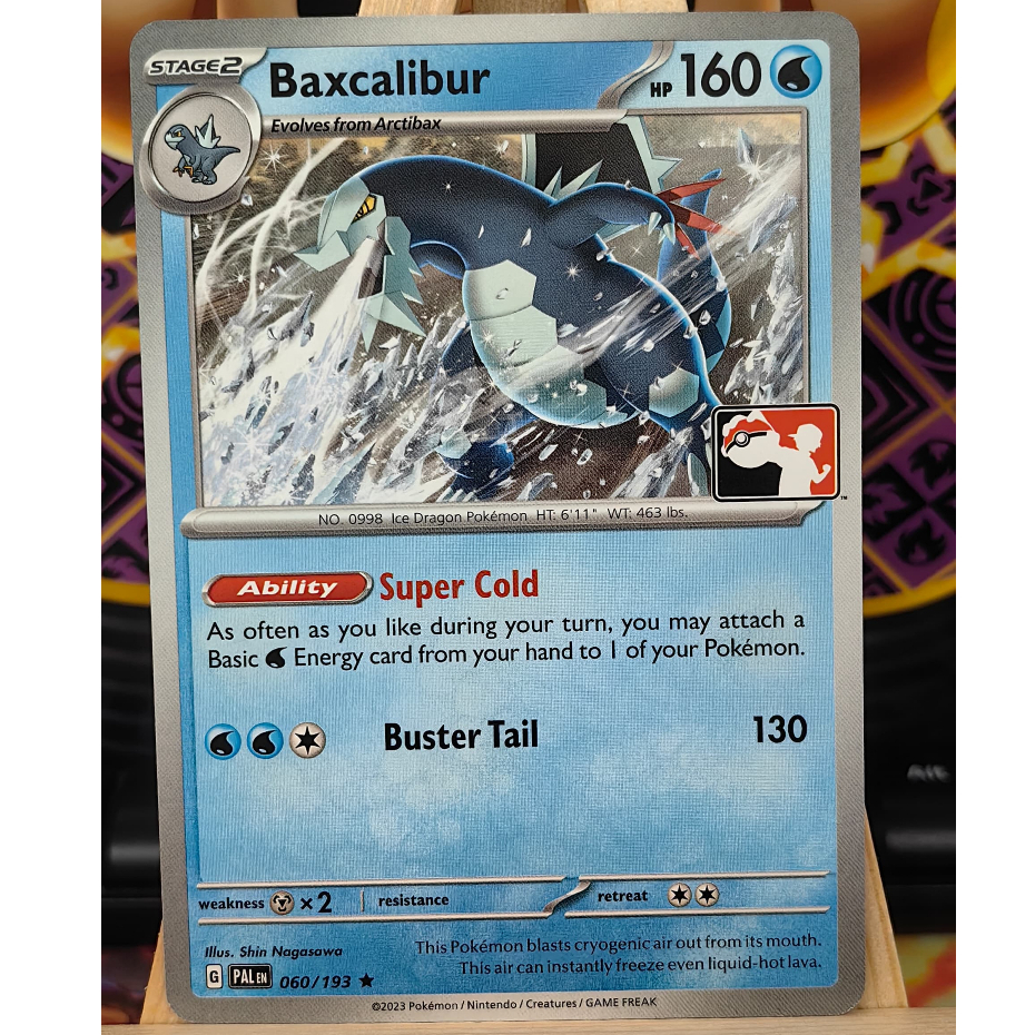 Baxcalibur เล่น! Pokemon Prize Pack Series 5 Non-Holo Stampton 060/193 NM