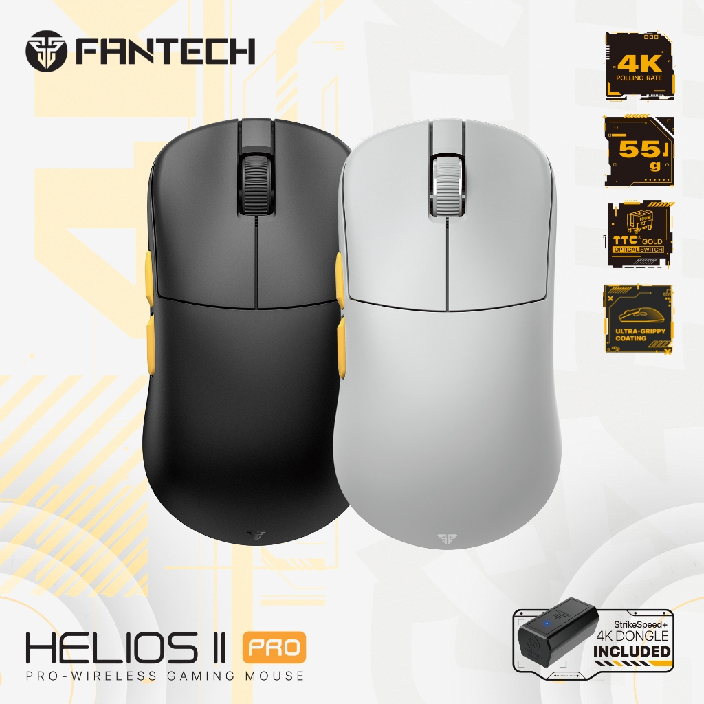 FANTECH HELIOS II PRO XD3V3 PRO-WIRELESS GAMING MOUSE 4K POLLING RATE