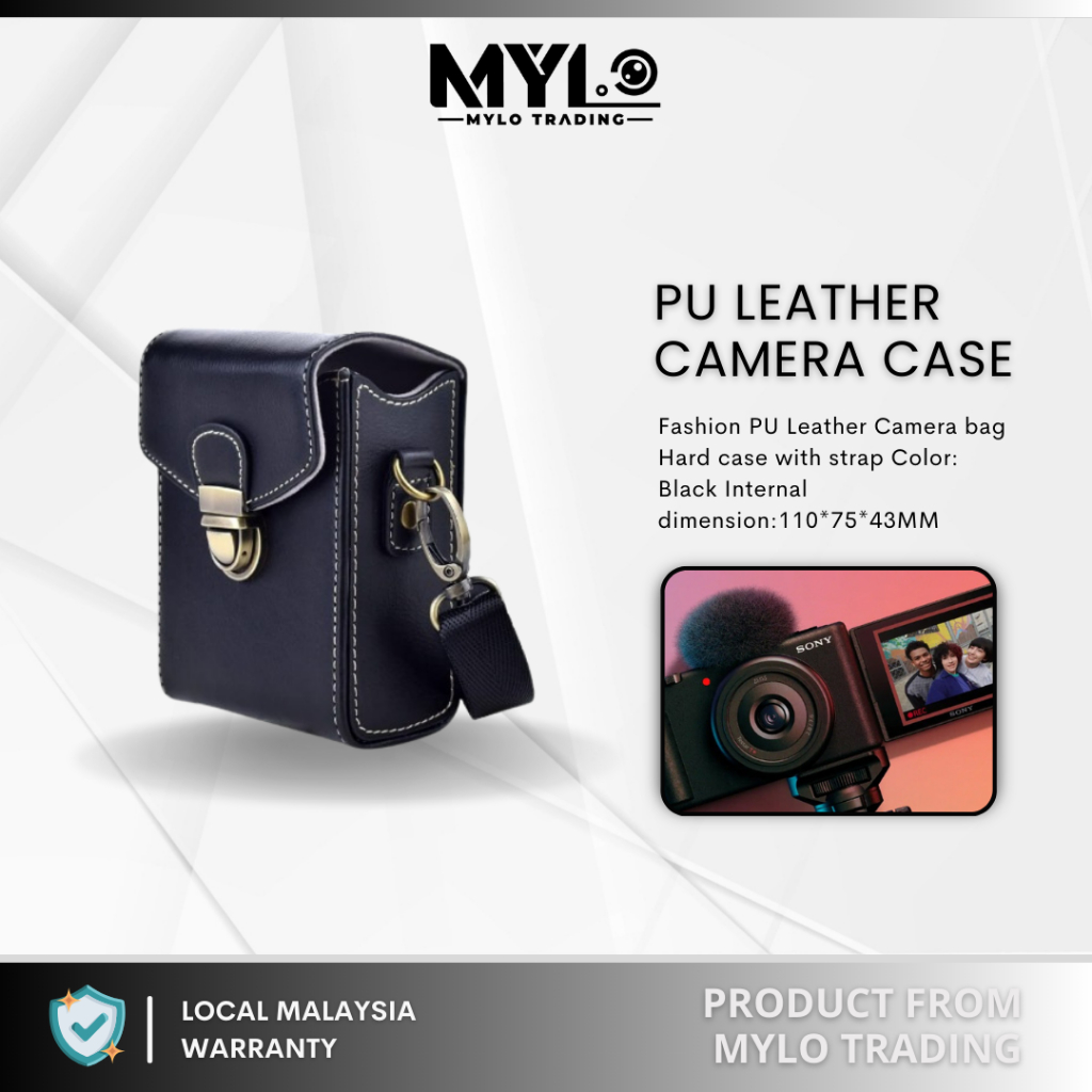 กล้องกระเป๋าสะพายหนังสําหรับ Sony ZV1 & ZV-1 & ZV-1 II & G7XIII & SX740 & Ricoh GR III Series