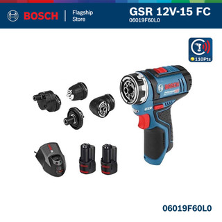 BOSCH GSR 12V-15 FC FlexiClick 5-In-1 System Cordless Drill Driver - 06019F60L0