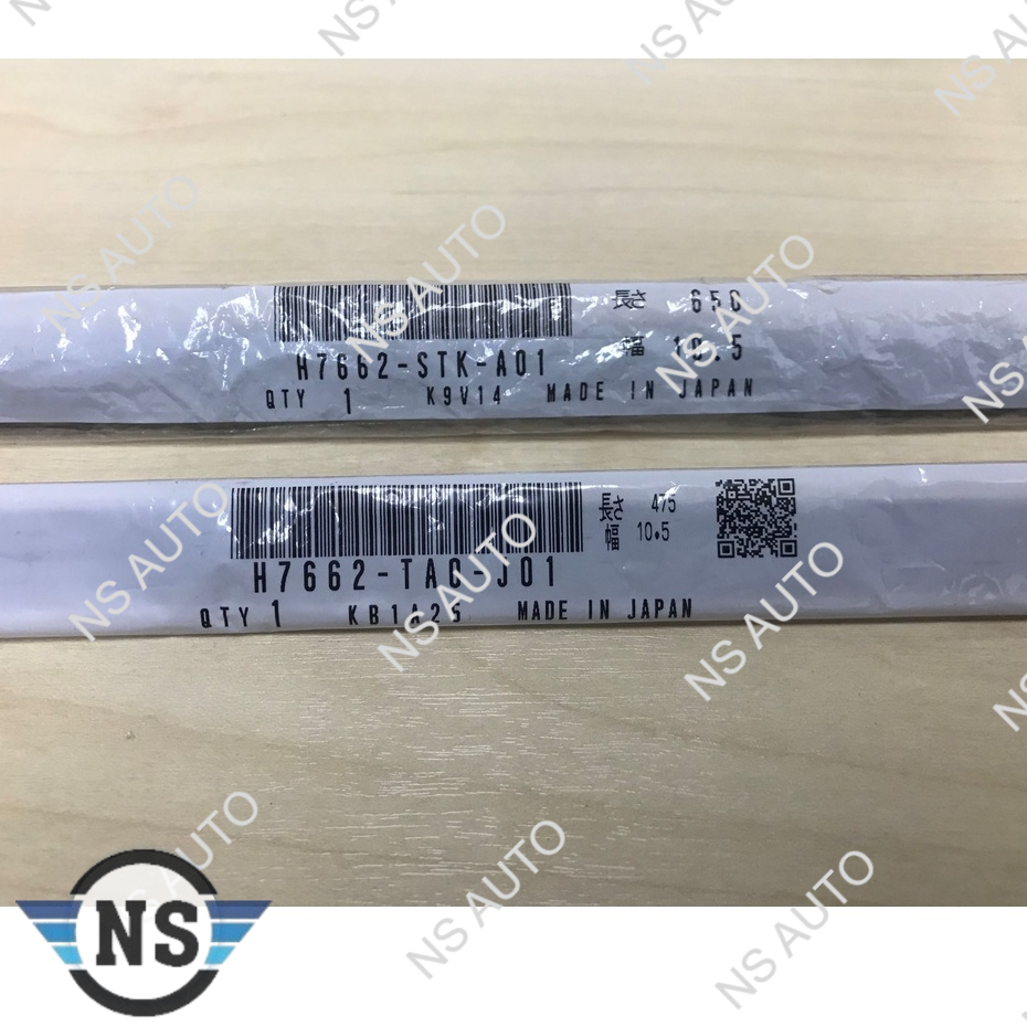 HONDA WIPER RUBBER REFILL SET ( LH & RH ) สําหรับ HONDA ACCORD TA0 T2A 2.0 2.4 2008-2018 H762-STK-A0