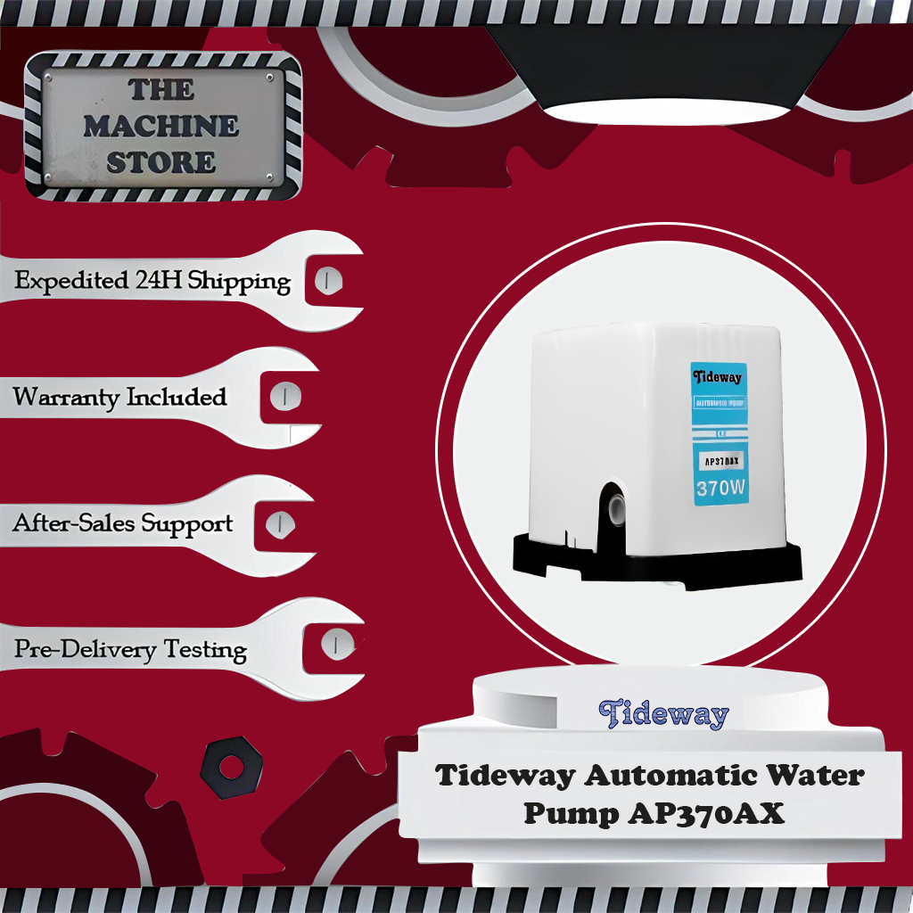 Tideway ปั๊มน้ําอัตโนมัติ AP370AX ปั๊มน้ําสําหรับบ่อ 1 X 1"