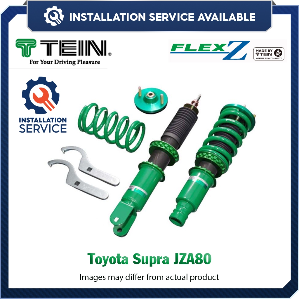Toyota Supra JZA80 TEIN Flex Z ระบบกันสะเทือนแบบปรับได้เต็มรูปแบบ / Coilover