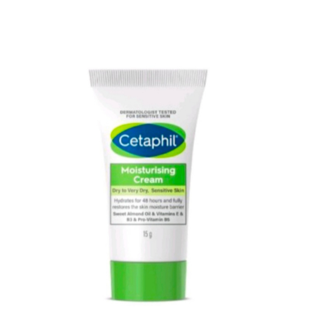 Cetaphil Moisturizing Cream For Face & Body 15g (หมดอายุ: 10/626)