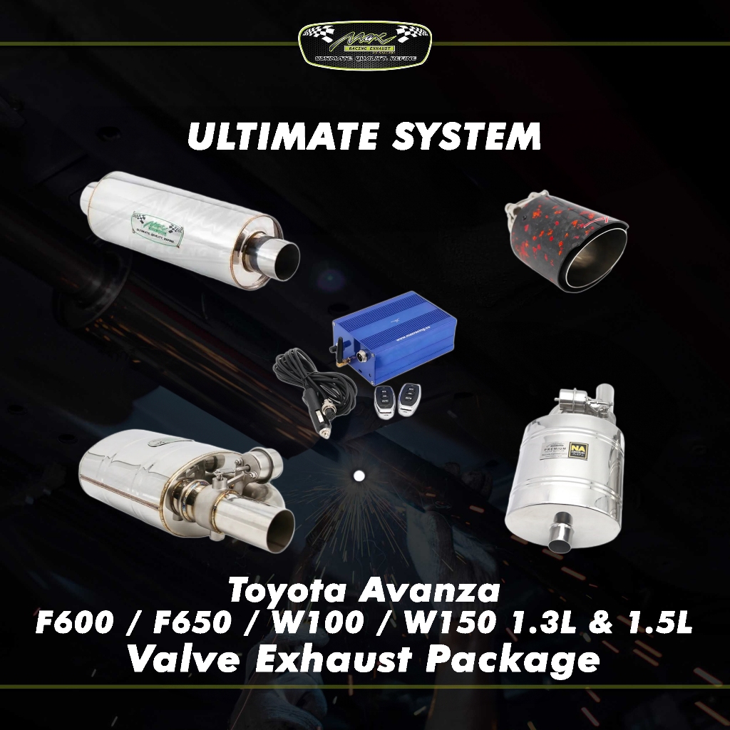 แพ็คเกจไอเสียวาล์ว Toyota Avanza F600 / F650 / W100 / W150 1.3L & 1.5L