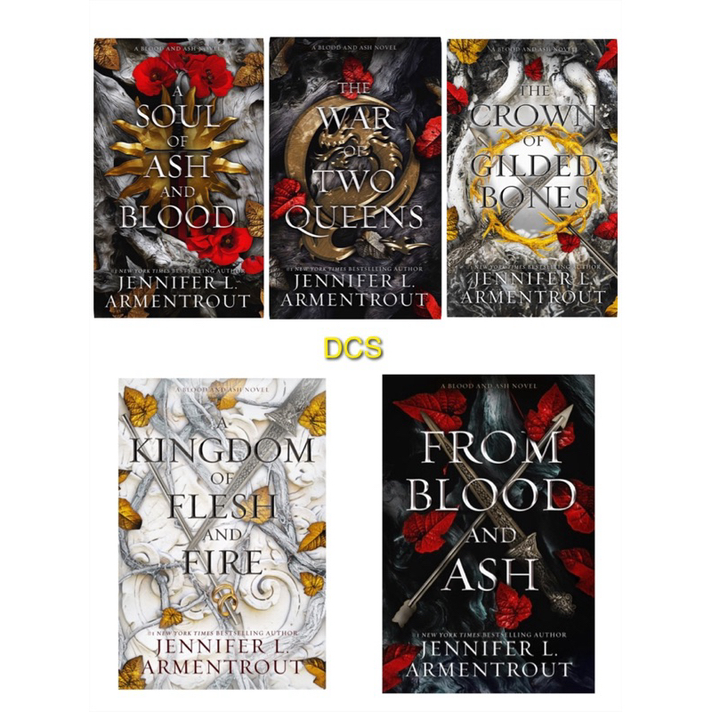 ชุดรวมชุดเลือดและเถ้า หนังสือ 1-5 โดย เจนนิเฟอร์ ล Armentrout - Romance - Fantasy Novels