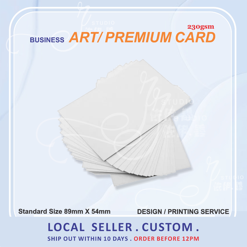 CUSTOM MADEBUSINES CARD / NAME CARD / MEMBER CARD / THANK YOU ART ( DESIGN / PRINTING SERVICE )