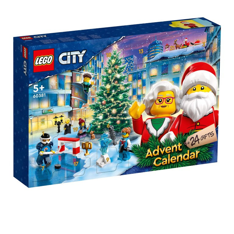 LEGO 60381 City Advent Calendar 2023 Building Toy Set (258 ชิ้น)