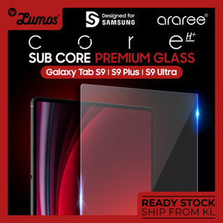 Araree Samsung Galaxy Tab S9 / S9 Plus / S9 Ultra Subcore ครอบคลุมเต็มรูปแบบ กระจกนิรภัย ป้องกันหน้าจอ