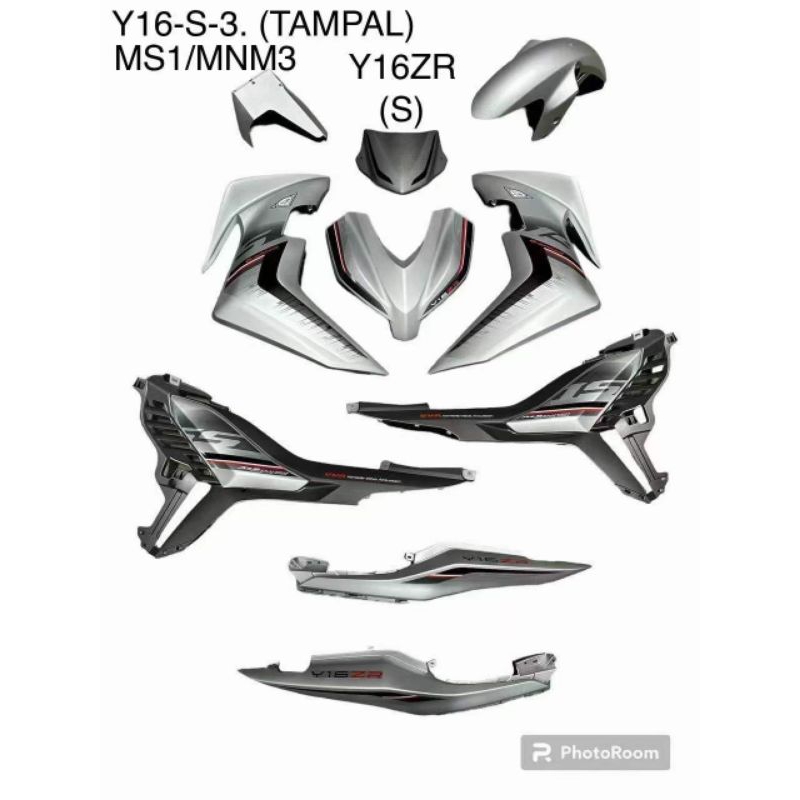 NEW ARRIVAL-(TAMPAL)Y16ZR Cover Set (S)-(3-Color)Y16-S-1(CRYSTAL WHITE/SMX/BLACK )Y16-S-2
(DBMN9/นีอ
