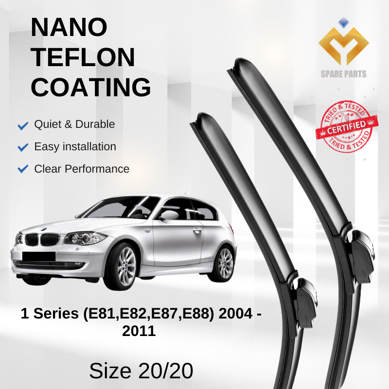 BMW 1 Series E81 E82 E87 E88 2004-2011 คุณภาพระดับพรีเมียม Japan Tech ที่ปัดน้ําฝนรถยนต์ 1 ชุด 20"+2