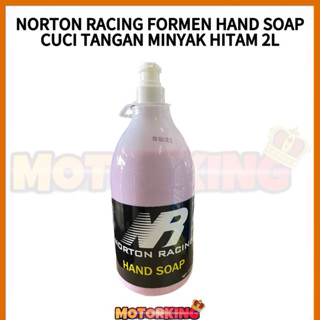 สบู่เหลวล้างมือ สูตรแข่งรถ NORTON CUCI TANGAN MINTAK HITAM 2 ลิตร ทําความสะอาดง่าย