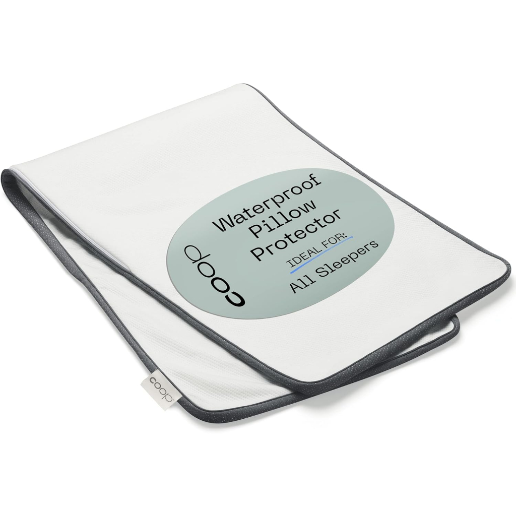Coop Home Goods ตัวป้องกันหมอน Ultra-Tech สําหรับหมอนเมมโมรี่โฟม กันน้ํา ปลอกหมอน - Oeko-Tex Certifi