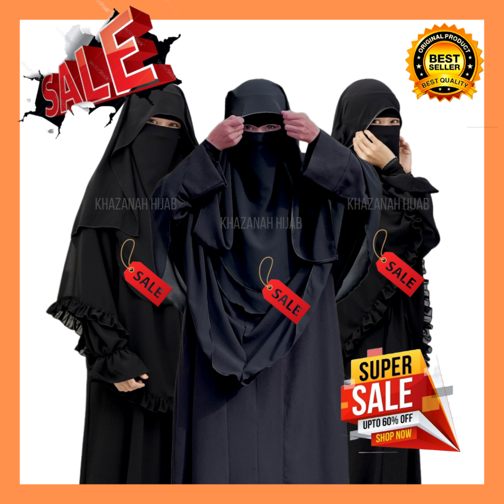 ผ้าคลุม niqab,burqa Masturat, ผีเสื้อ niqab, niqab 2 ชั้น