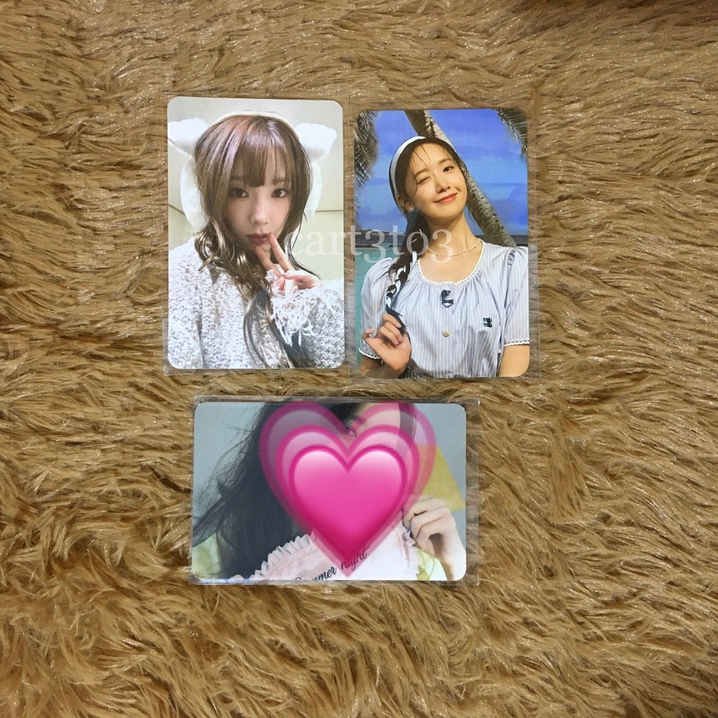 Wts GIRLS GENERATION / SNSD PHOTOCARD MD (YOONA TIFFANY SUNNY TAEYEON)