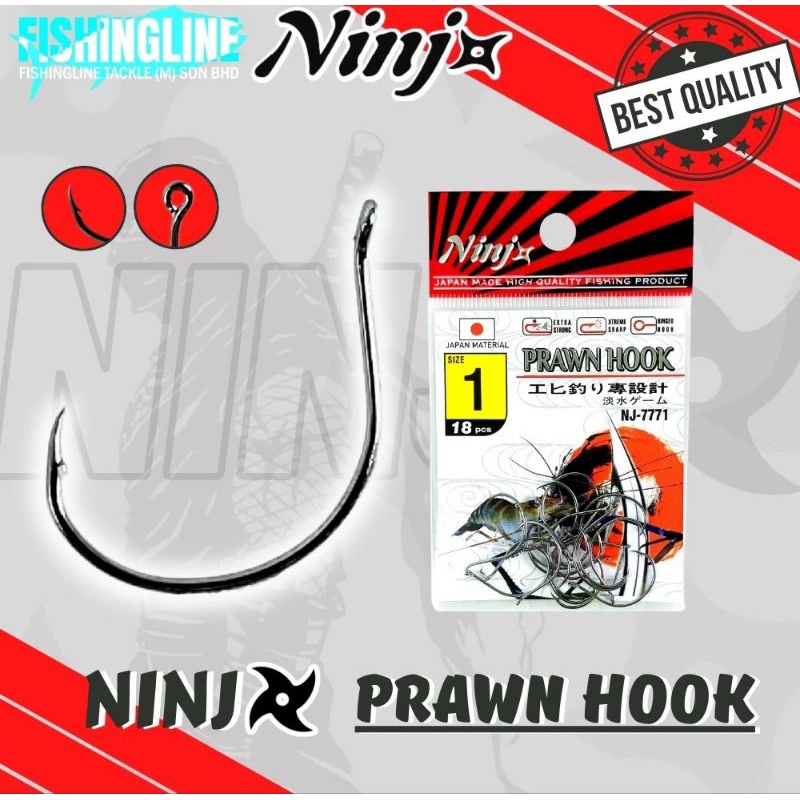 NINJA PRAWN HOOK NJ 7771
