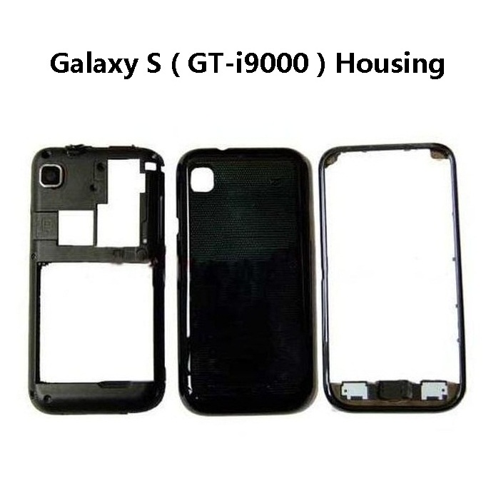 เข้ากันได้กับ Samsung Galaxy S ( GT-i9000 ) ที่อยู่อาศัยด้านหน้าฝาหลังแบตเตอรี่สําหรับการเปลี่ยนซ่อม