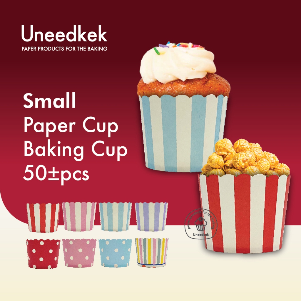 Uneedkek Small Paper Cup Baking Cupcake Muffin Cup
