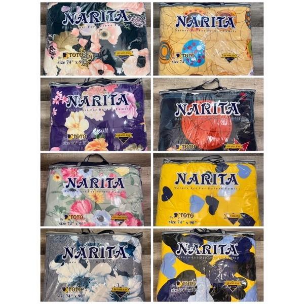 TOTO NARITA TOTO TEBAL BOLH BAWA TRAVEL COTTON MATERIAL BERCORAK