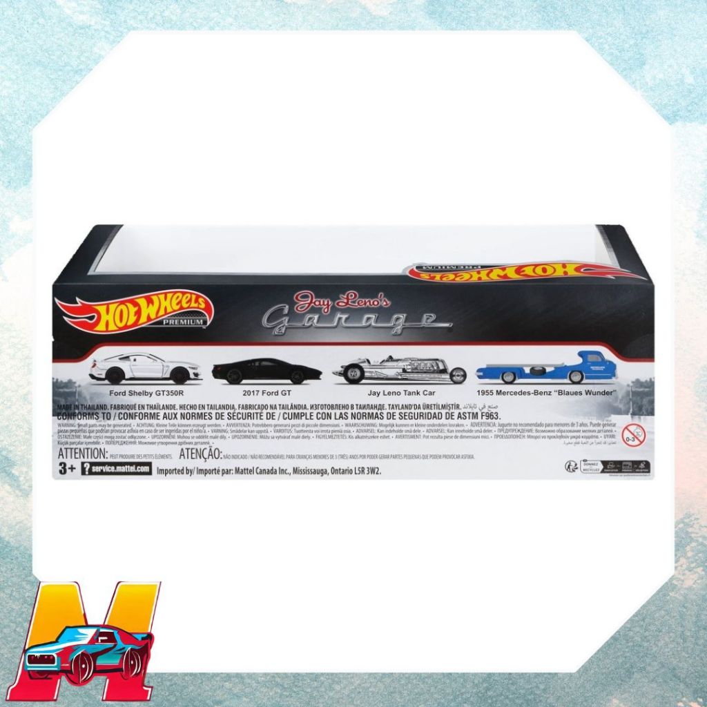 Hot Wheels Premium Jay Leno Garage LOOSE Mercedes Benz "Blaus Wunder" Ford Shelby GT350R 2017 Ford G