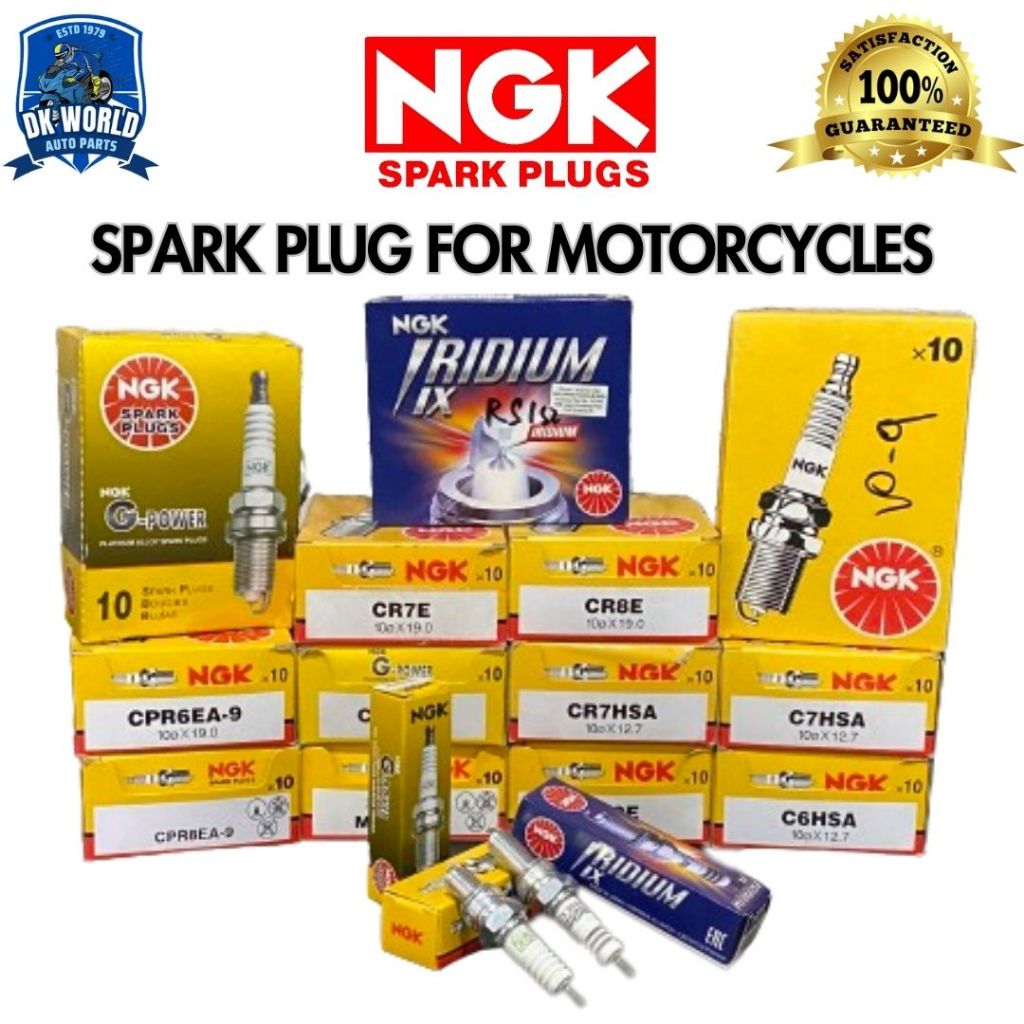 ️ NGK SPARK PLUG Yamaha Honda Suzuki Jaguh Modenas CPR8EA-9 C7HSA CPR8EA1X CR8E BM6A CR9E CR7E
