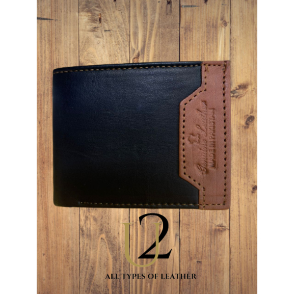 Leather [U-2] Wallet Men Premium Quality BiFold Smart Dompet Kulit Lembu