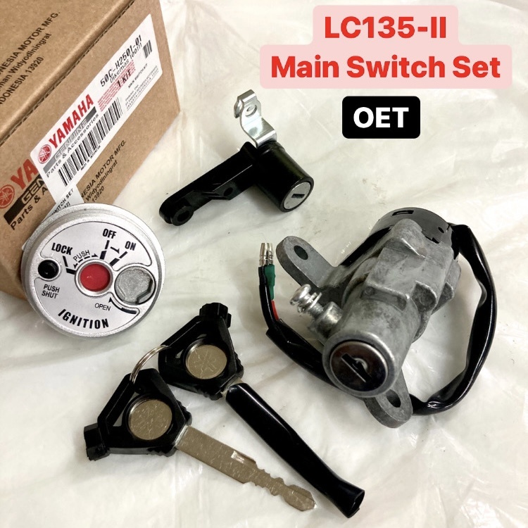 YAMAHA LC135 ใหม่ MAIN SWITCH ชุด 0 MAINSWITCH ชุด KUNCI SWITCH START SWITCH KEY LC135 V2 V3 V4 V5 V